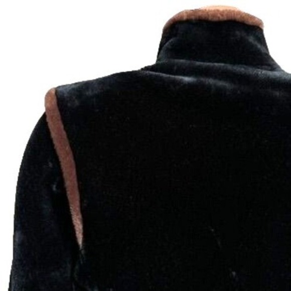 Vtg Sasson Glenoit Luxury Faux Fur Jacket Size 8 Black Made/USA ILGWU Retro 80s - Picture 5 of 15